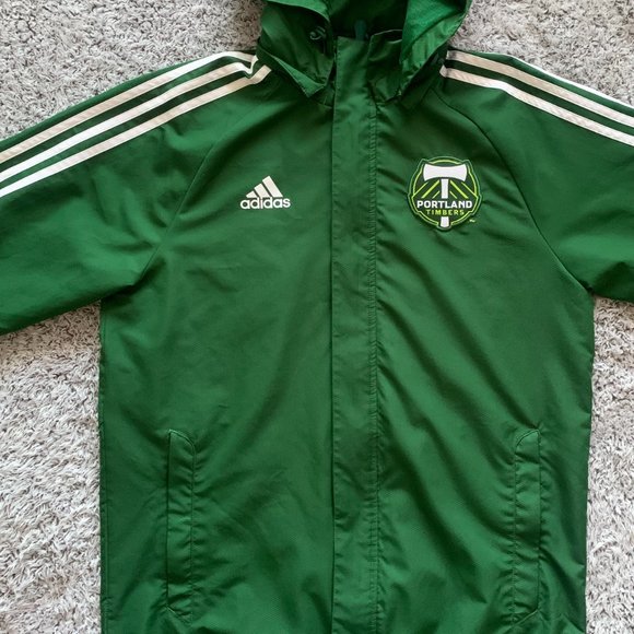 Adidas Portland Timbers Soccer Warm-Up Jacket. Small. Official Adidas. - Picture 2 of 16
